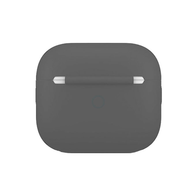 Custodia in silicone per AirPods 3, Space Grey, FixPremium