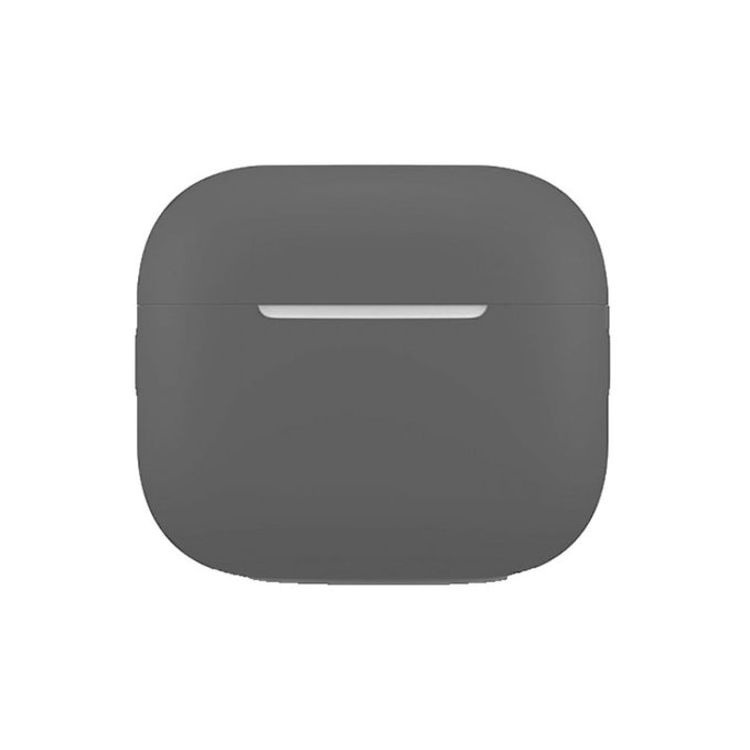 Custodia in silicone per AirPods 3, Space Grey, FixPremium
