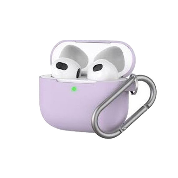 Custodia in silicone per AirPods 3, Lila, FixPremium