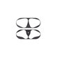 Sticker antipolvere per AirPods 1 e 2, Black, FixPremium