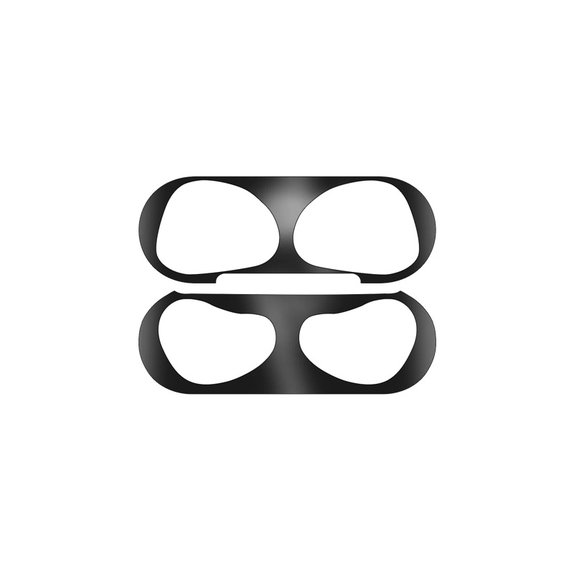 Sticker antipolvere per AirPods 3, Black, FixPremium