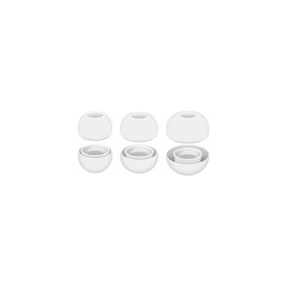 Set di gommini per AirPods Pro 3pcs L, M, S, White, FixPremium