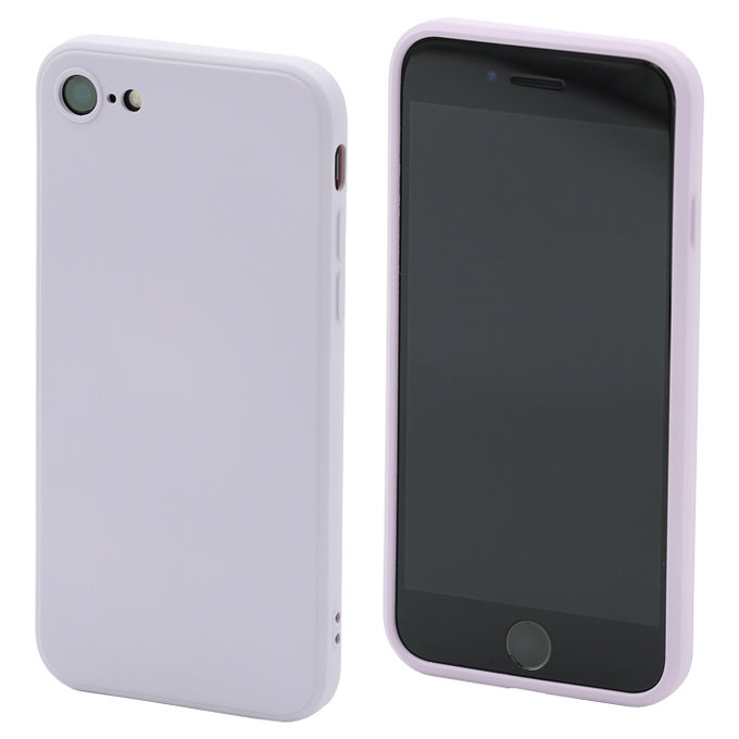 Custodia in silicone per iPhone 7, 8, SE 2020, SE 2022, Purple, FixPremium