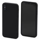 Custodia in silicone per iPhone X, XS, Black, FixPremium