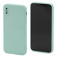 Custodia in silicone per iPhone X, XS, Light Cyan, FixPremium