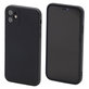Custodia in silicone per iPhone 11, Black, FixPremium