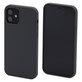 Custodia in silicone per iPhone 12, space gray, FixPremium