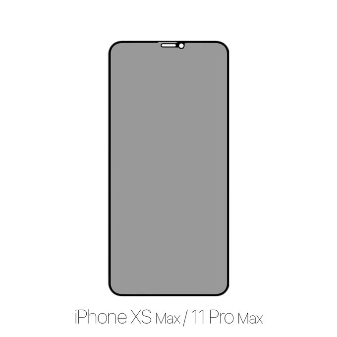 Vetro temperato Privacy Anti-Spy per iPhone XS Max, 11 Pro Max, FixPremium