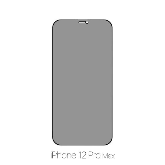 Vetro temperato Privacy Anti-Spy per iPhone 12 Pro Max, FixPremium