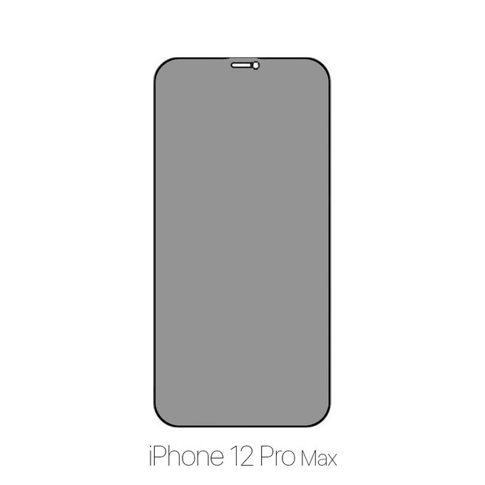 Vetro temperato Privacy Anti-Spy per iPhone 12 Pro Max, FixPremium