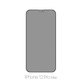 Vetro temperato Privacy Anti-Spy per iPhone 12 Pro Max, FixPremium