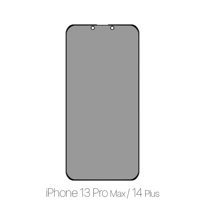 Vetro temperato Privacy Anti-Spy per iPhone 13 Pro Max, 14 Plus, FixPremium