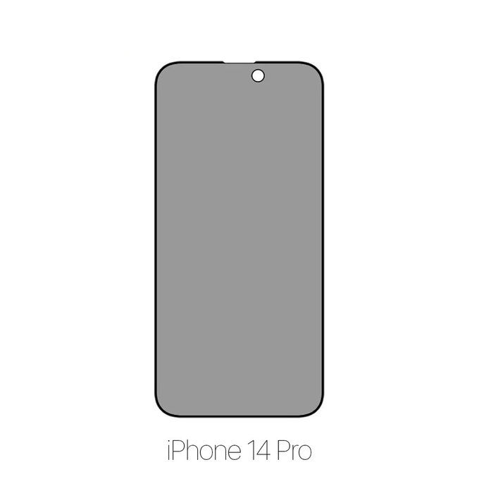 Vetro temperato Privacy Anti-Spy per iPhone 14 Pro, FixPremium