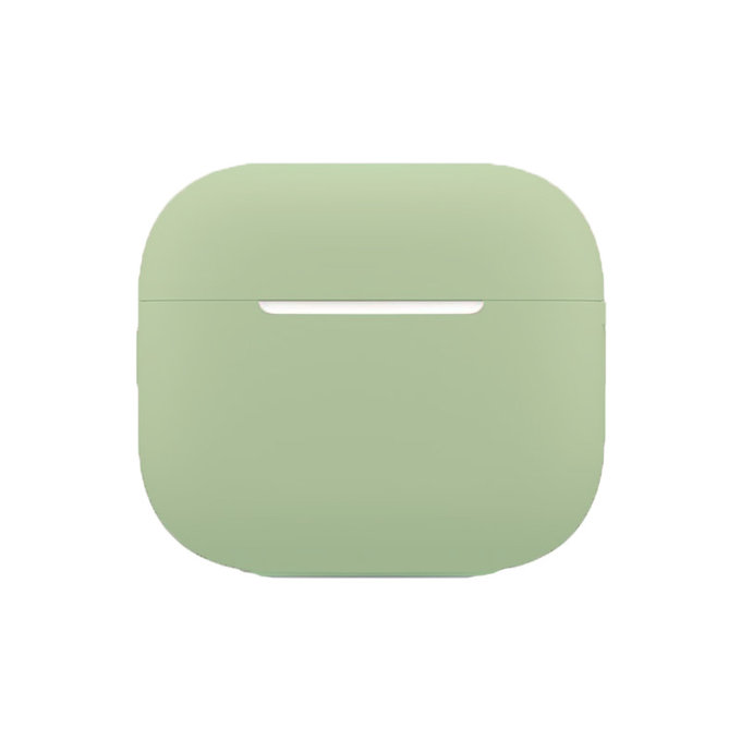 Custodia in silicone per AirPods 3, Green, FixPremium