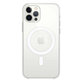 Custodia in silicone con MagSafe per iPhone 12, 12 Pro, Transparent, FixPremium