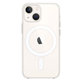 Custodia in silicone con MagSafe per iPhone 13 mini, Transparent, FixPremium