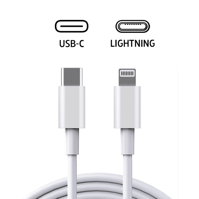 Cavo da Lightning a USB-C 1m, Bulk, Compatibile con Apple