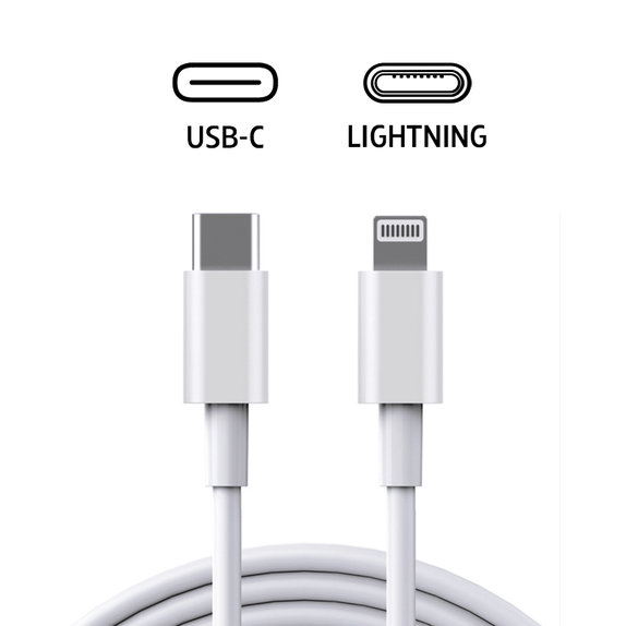 Cavo da Lightning a USB-C 2m, Bulk, Compatibile con Apple