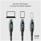 Cavo da USB-C a USB-C con display LCD e PowerDelivery 100W 1 m, Black, SBS