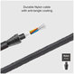 Cavo da USB-C a USB-C con display LCD e PowerDelivery 100W 1 m, Black, SBS