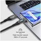 Cavo da USB-C a USB-C con display LCD e PowerDelivery 100W 1 m, Black, SBS