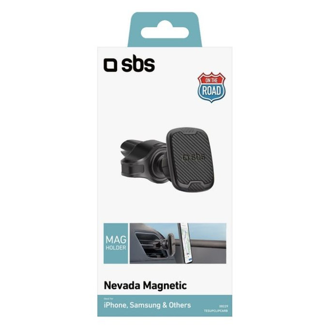 Supporto auto magnetico Nevada per griglia, Black, SBS