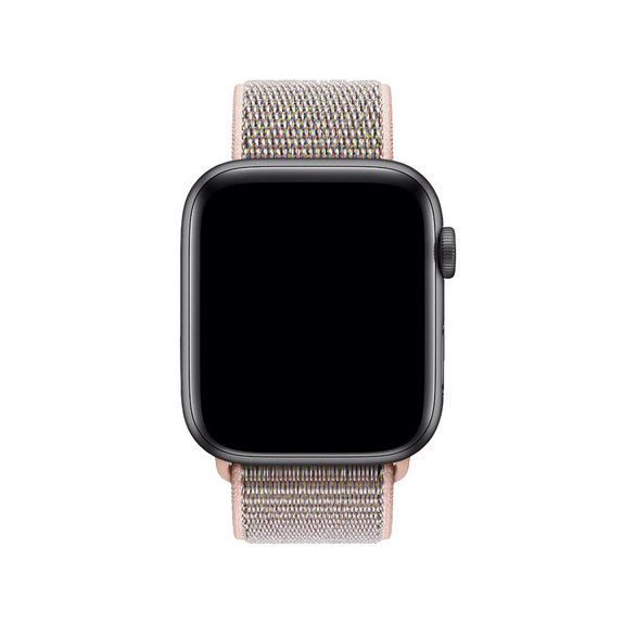 Cinturino in nylon per Apple Watch 38, 40 e 41mm, Pink, FixPremium
