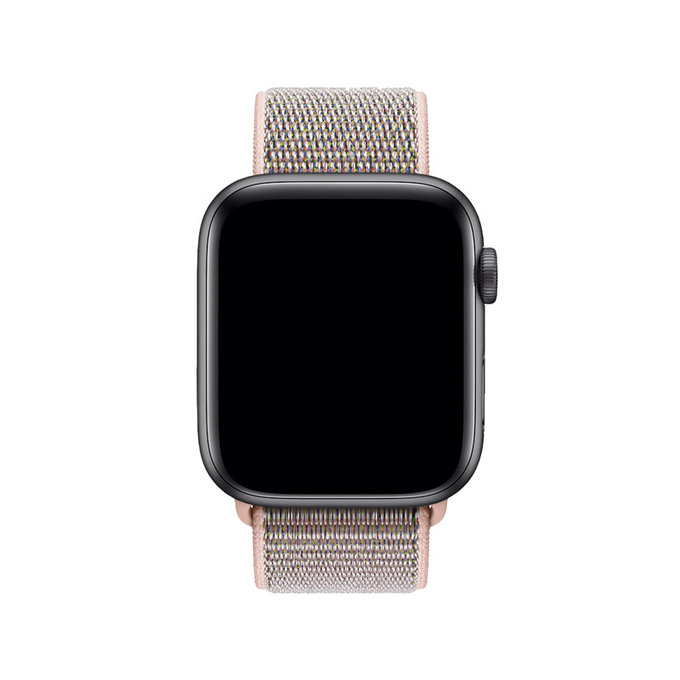Cinturino in nylon per Apple Watch 38, 40 e 41mm, Pink, FixPremium