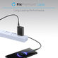 Cavo da USB-C a USB con indicatore LED 1m, Black, FixPremium