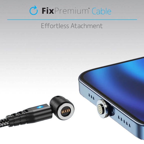 Cavo magnetico da USB-C a USB-C 1m, Red, FixPremium