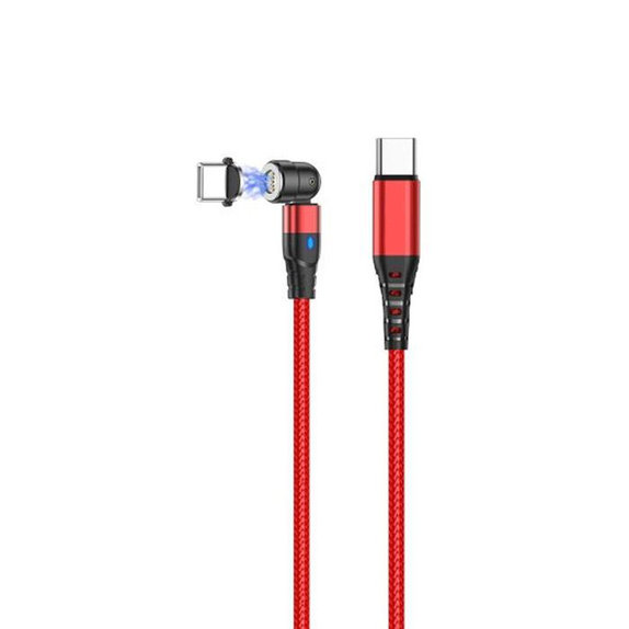 Cavo magnetico da USB-C a USB-C 1m, Red, FixPremium