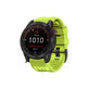 Cinturino in silicone per Garmin QuickFit 22mm, Green, FixPremium