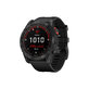 Cinturino in silicone per Garmin QuickFit 26mm, Black, FixPremium