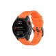 Cinturino in silicone per Garmin QuickFit 26mm, Orange, FixPremium