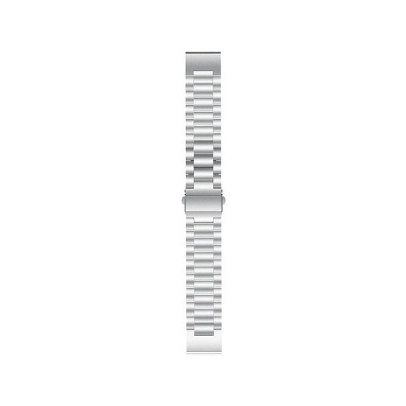 Cinturino Stainless Steel per Garmin QuickFit 22mm, Silver, FixPremium