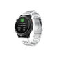 Cinturino Stainless Steel per Garmin QuickFit 22mm, Silver, FixPremium