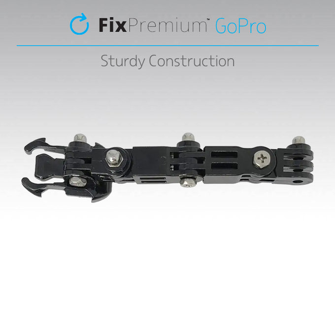 Supporto a 3 bracci per GoPro, Black, FixPremium