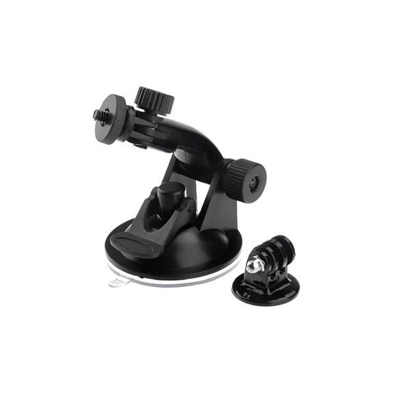 Supporto con ventosa per GoPro, Black, FixPremium