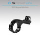 Supporto da bicicletta per GoPro, Black, FixPremium