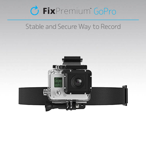 Supporto per testa per GoPro, Black, FixPremium