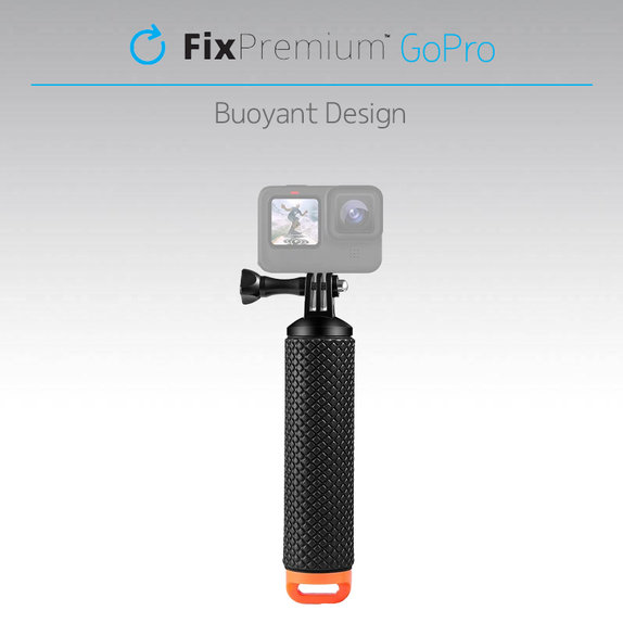Galleggiante per GoPro, Black, FixPremium