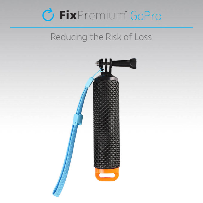 Galleggiante per GoPro, Black, FixPremium