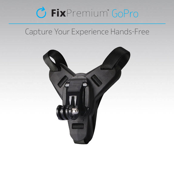 Supporto per casco per GoPro, Black, FixPremium