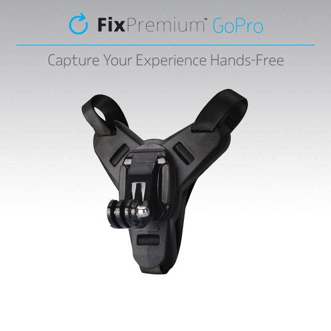 Supporto per casco per GoPro, Black, FixPremium