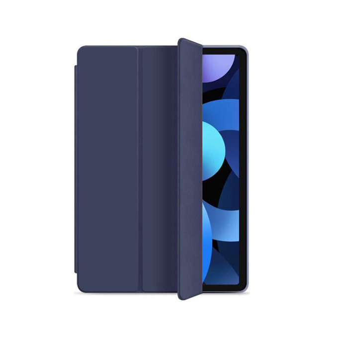 Custodia Flip in silicone per iPad Air (4th, 5th Gen), Blue, FixPremium