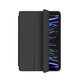 Custodia Flip in silicone per iPad Pro 12.9" (4th, 5th Gen), Black, FixPremium