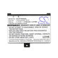 Batteria per PocketBook Pro 602, 603, 612, 902, 903, 912, 920, 920.W, 1ICP4 40 60 1S1P, 1100mAh, HQ