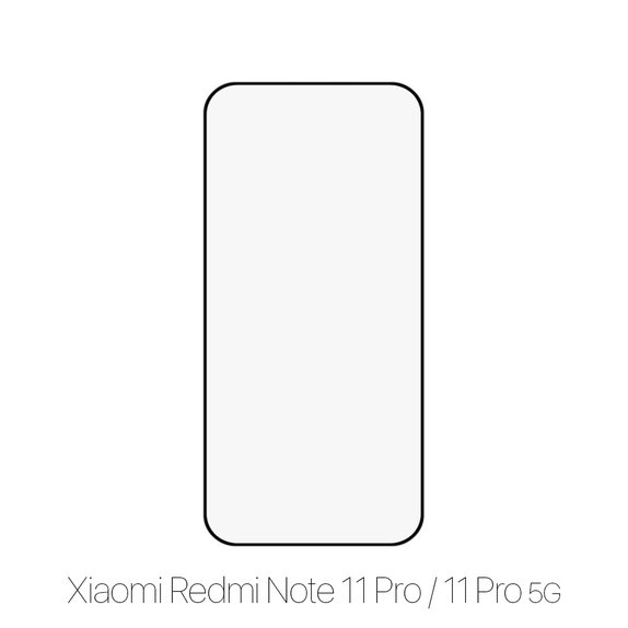 Vetro temperato FullCase per Xiaomi Redmi Note 11 Pro, 11 Pro 5G, FixPremium