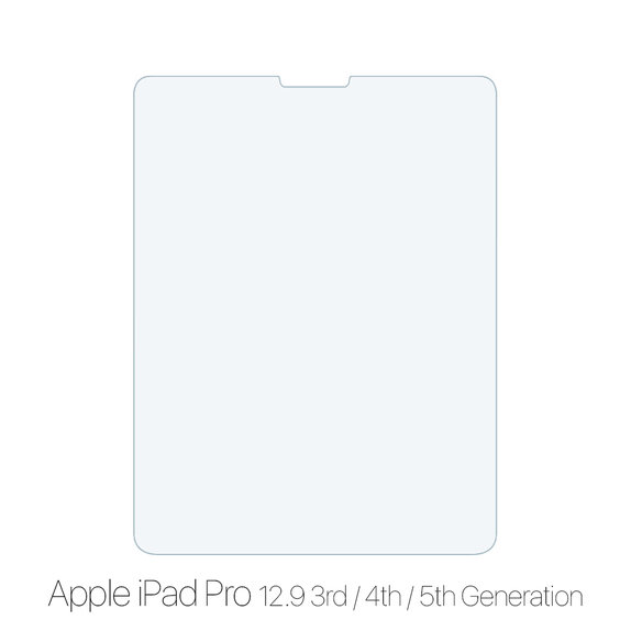Vetro temperato per Apple iPad Pro 12.9" (3rd Gen 2018, 4th Gen 2020, 5th Gen 2021, 6th Gen 2022), FixPremium