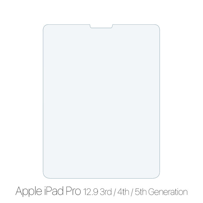 Vetro temperato per Apple iPad Pro 12.9" (3rd Gen 2018, 4th Gen 2020, 5th Gen 2021, 6th Gen 2022), FixPremium
